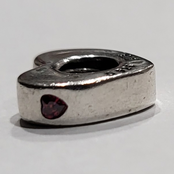 Authentic Pandora You and Me Heart Spacer - Picture 2 of 4